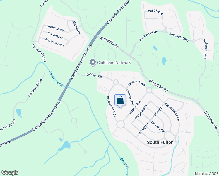 map of restaurants, bars, coffee shops, grocery stores, and more near 505 Pickford Place in Atlanta