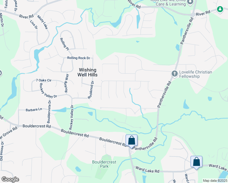 map of restaurants, bars, coffee shops, grocery stores, and more near 3974 Ambrose Way in Ellenwood