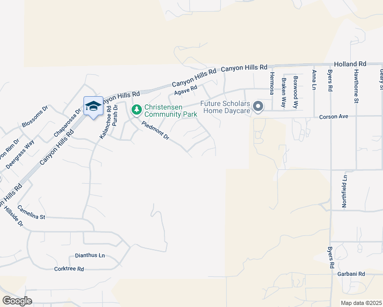 map of restaurants, bars, coffee shops, grocery stores, and more near 36377 Verbena Road in Lake Elsinore
