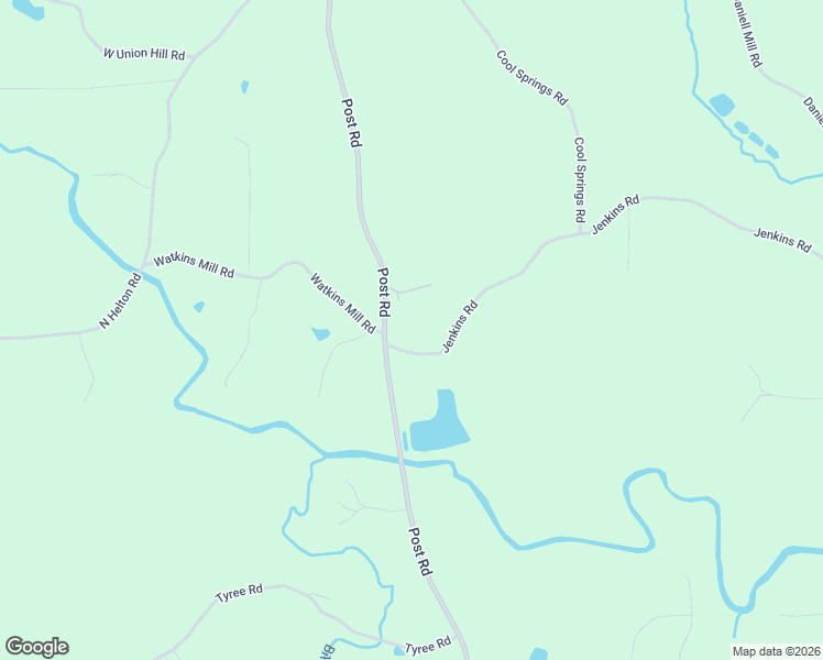 map of restaurants, bars, coffee shops, grocery stores, and more near 5156 Post Road in Winston