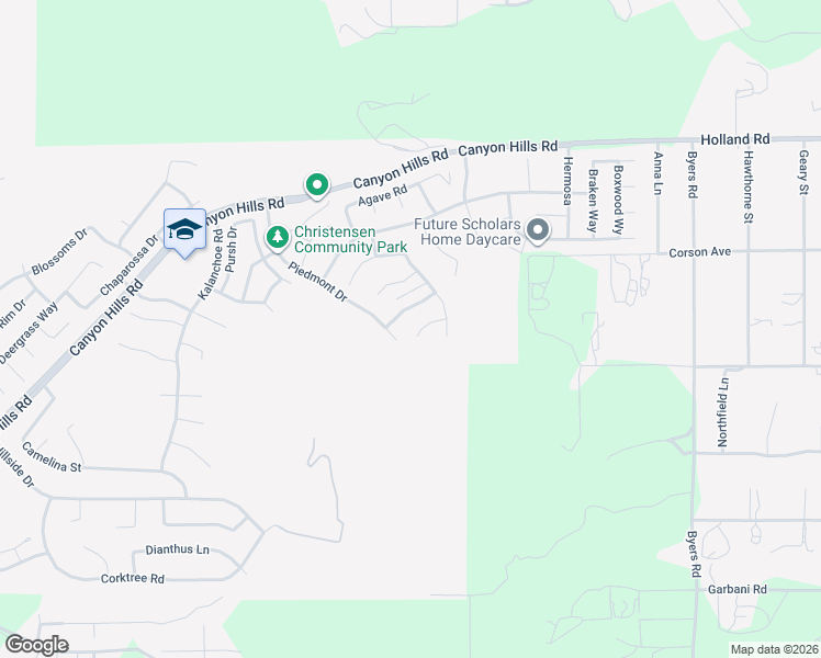map of restaurants, bars, coffee shops, grocery stores, and more near 36380 Lantana Court in Lake Elsinore