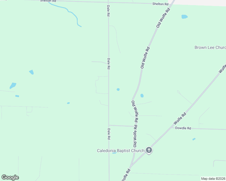 map of restaurants, bars, coffee shops, grocery stores, and more near 1505 Dale Road in Caledonia