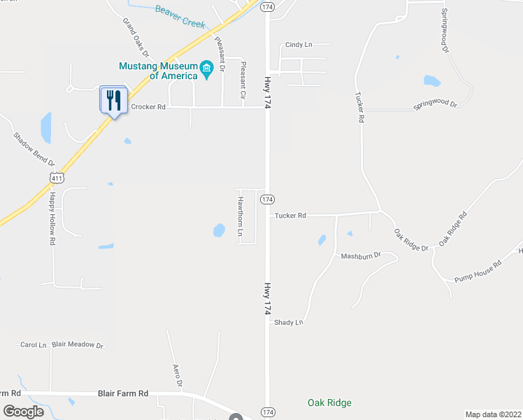 map of restaurants, bars, coffee shops, grocery stores, and more near 275 Morning Mist Lane in Odenville