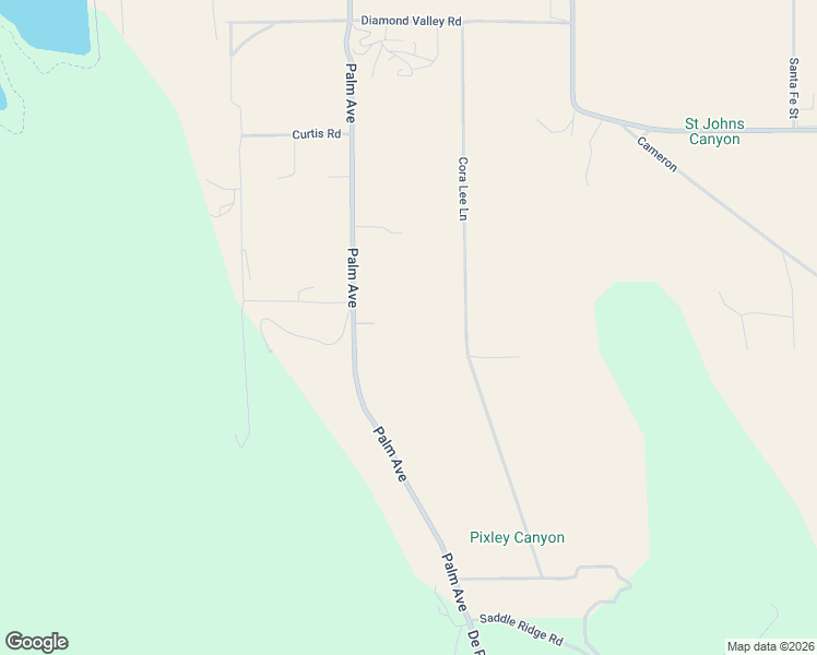 map of restaurants, bars, coffee shops, grocery stores, and more near 31420 Palm Avenue in Hemet