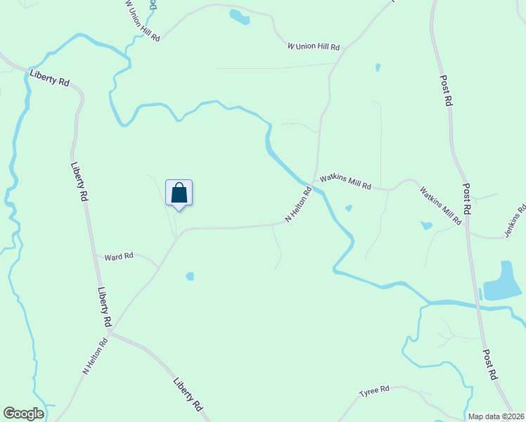 map of restaurants, bars, coffee shops, grocery stores, and more near 5202 North Helton Road in Winston