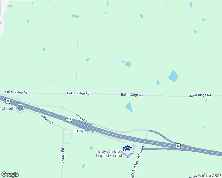 map of restaurants, bars, coffee shops, grocery stores, and more near 887 Baker Ridge Road in Sherman