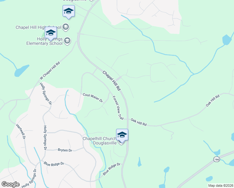 map of restaurants, bars, coffee shops, grocery stores, and more near 5178 Forest View Trail in Douglasville