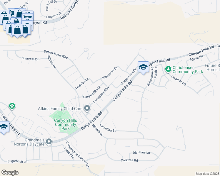 map of restaurants, bars, coffee shops, grocery stores, and more near 34287 Deergrass Way in Lake Elsinore
