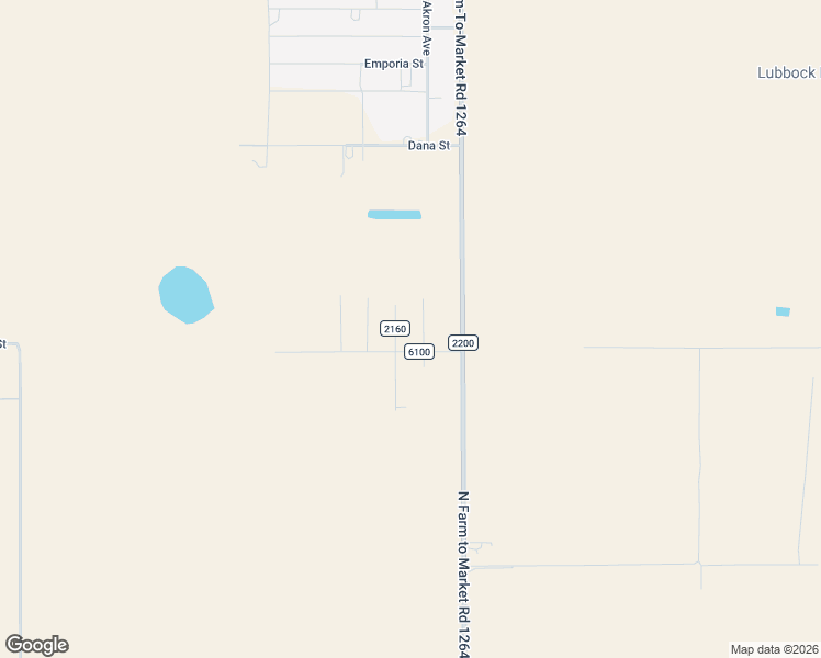 map of restaurants, bars, coffee shops, grocery stores, and more near 7006 County Road 2200 in Lubbock