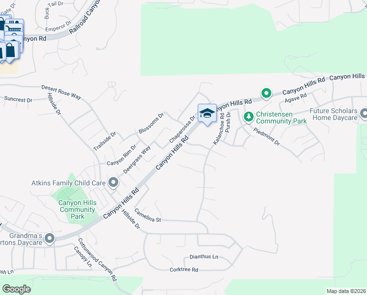map of restaurants, bars, coffee shops, grocery stores, and more near 35166 Sorrel Lane in Menifee