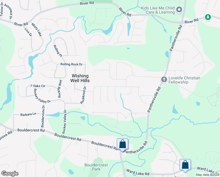 map of restaurants, bars, coffee shops, grocery stores, and more near 2492 Pendergrass Lane in Ellenwood