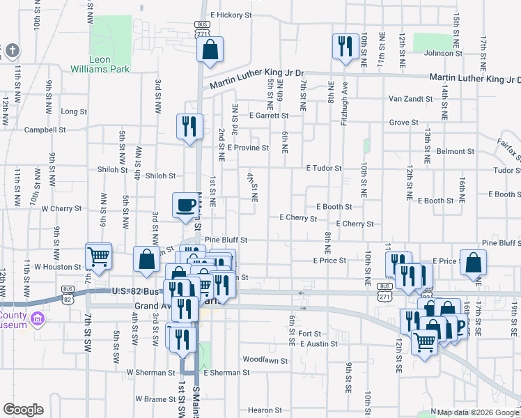 map of restaurants, bars, coffee shops, grocery stores, and more near 330 East Booth Street in Paris