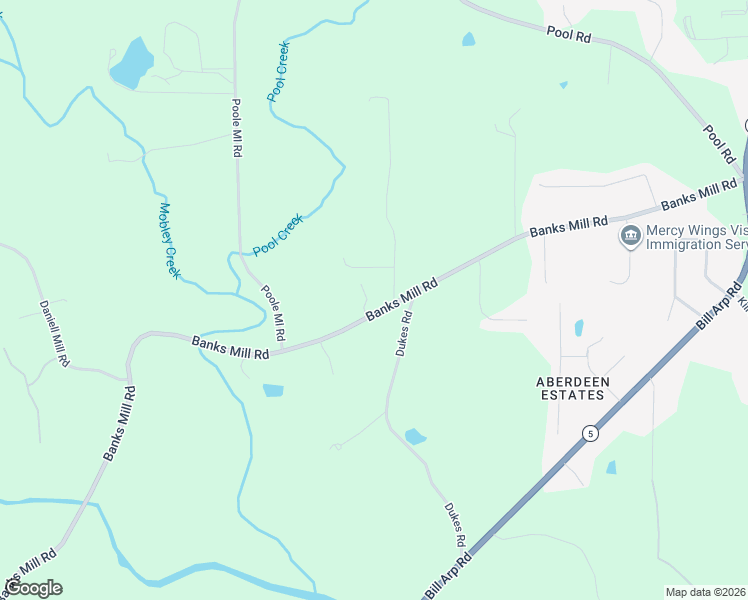 map of restaurants, bars, coffee shops, grocery stores, and more near 7522 Banks Mill Road in Douglasville