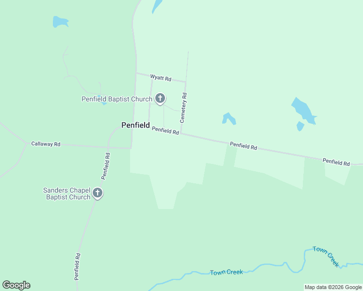 map of restaurants, bars, coffee shops, grocery stores, and more near 5011 Penfield Road in Union Point