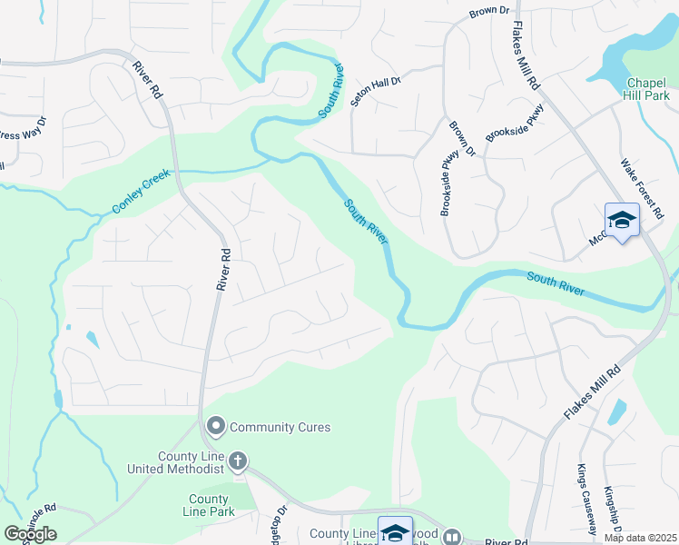map of restaurants, bars, coffee shops, grocery stores, and more near 3665 Riverview Approach in Ellenwood