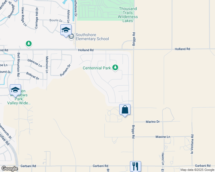 map of restaurants, bars, coffee shops, grocery stores, and more near 31273 Quarter Horse Way in Menifee