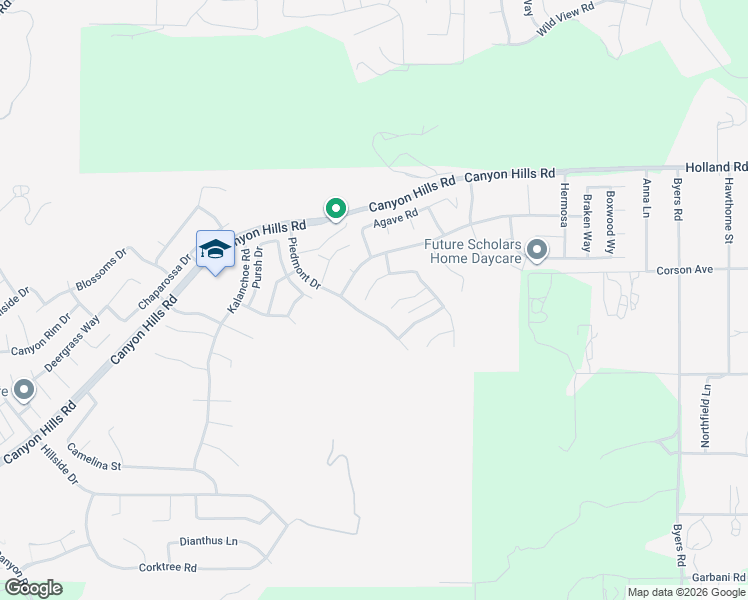 map of restaurants, bars, coffee shops, grocery stores, and more near 36387 Tansy Court in Lake Elsinore