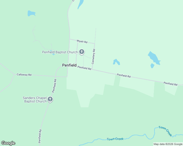 map of restaurants, bars, coffee shops, grocery stores, and more near 5011 Penfield Road in Union Point