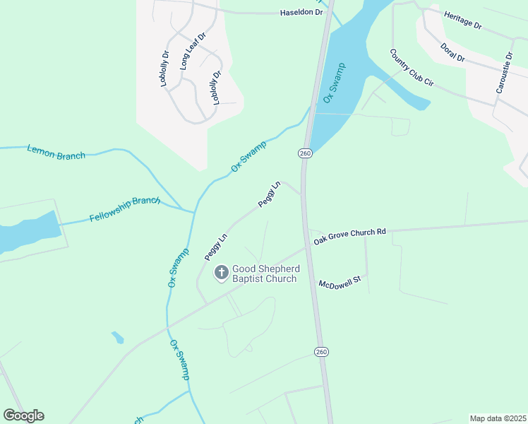 map of restaurants, bars, coffee shops, grocery stores, and more near 1020 Maggie Lane in Manning