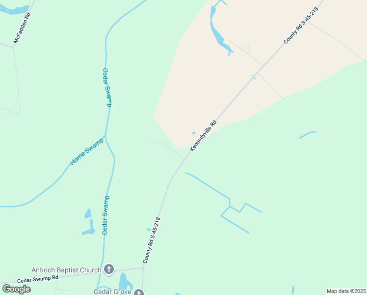 map of restaurants, bars, coffee shops, grocery stores, and more near 109-377 County Road S-45-218 in Kingstree
