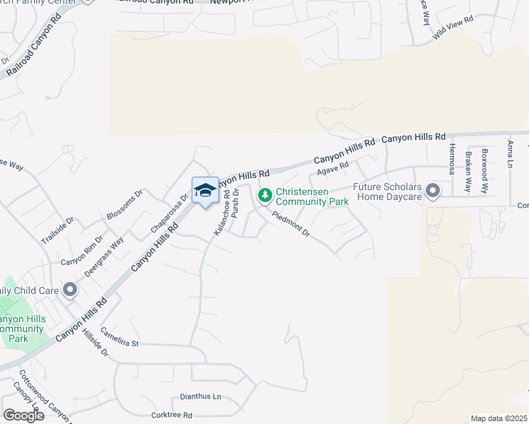 map of restaurants, bars, coffee shops, grocery stores, and more near 36254 Pursh Drive in Lake Elsinore