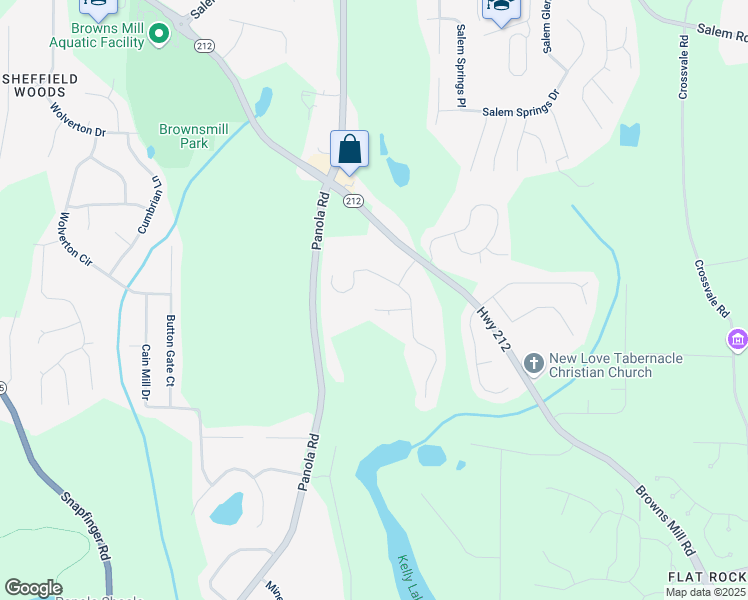 map of restaurants, bars, coffee shops, grocery stores, and more near 5208 Beechwood Forest Court in Stonecrest