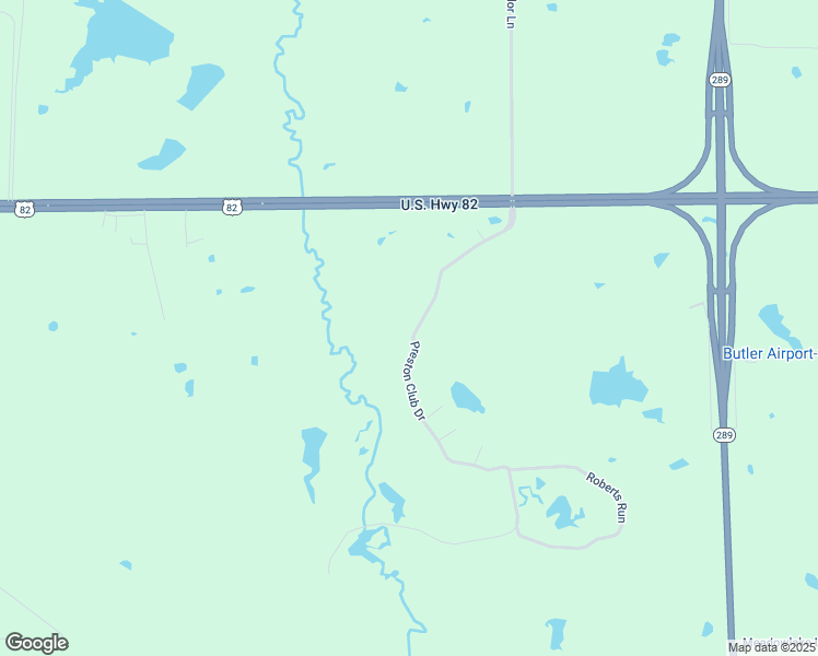 map of restaurants, bars, coffee shops, grocery stores, and more near 244 Preston Club Drive in Sherman