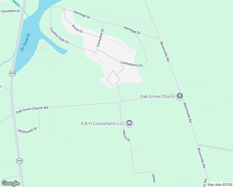 map of restaurants, bars, coffee shops, grocery stores, and more near 1125 Brownwood Avenue in Manning