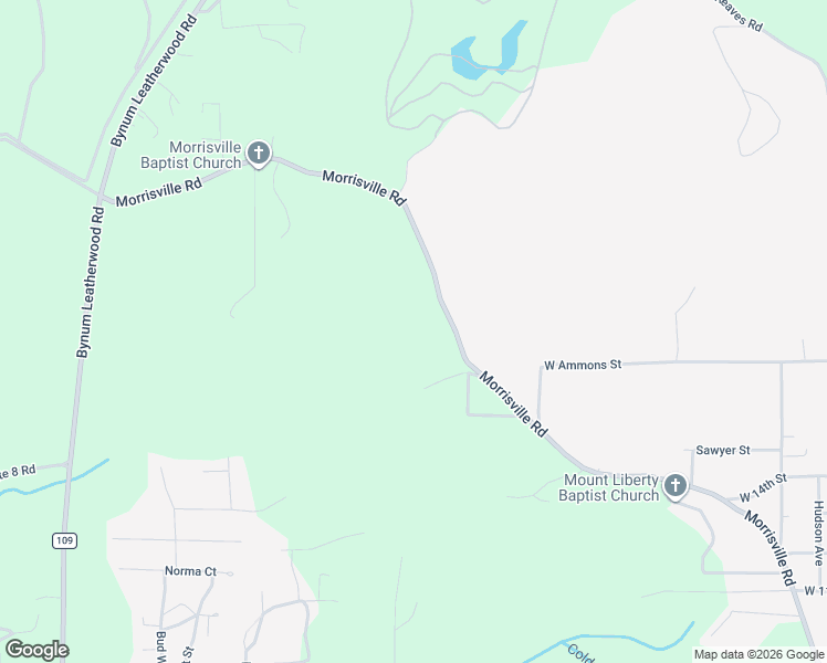 map of restaurants, bars, coffee shops, grocery stores, and more near 1521 Morrisville Road in Anniston