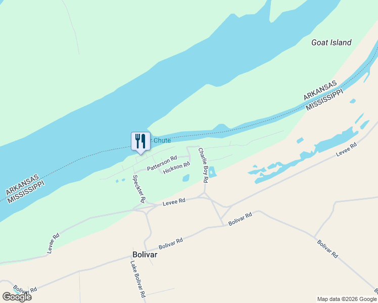 map of restaurants, bars, coffee shops, grocery stores, and more near 70 Charlie Boy Road in Benoit