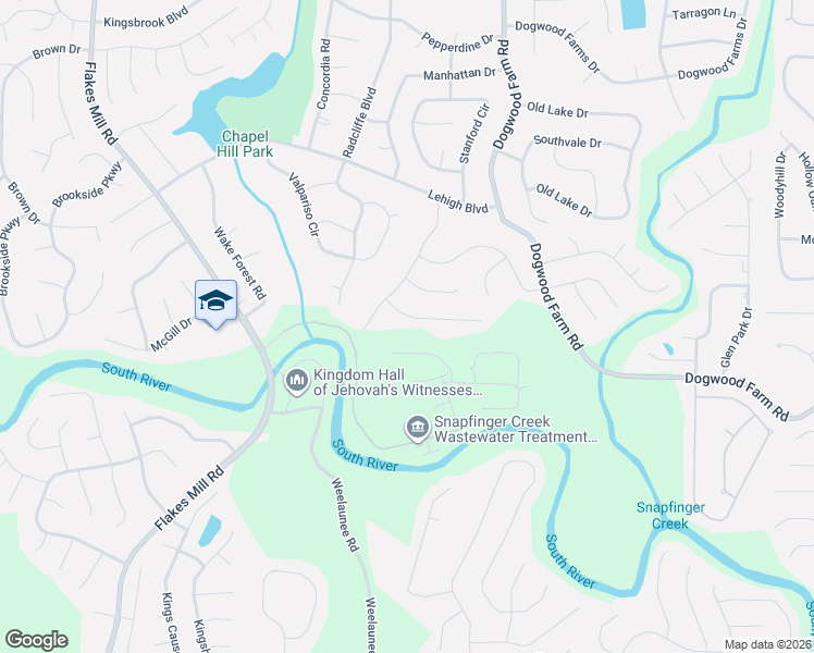 map of restaurants, bars, coffee shops, grocery stores, and more near 4190 Newcomb Road in Decatur