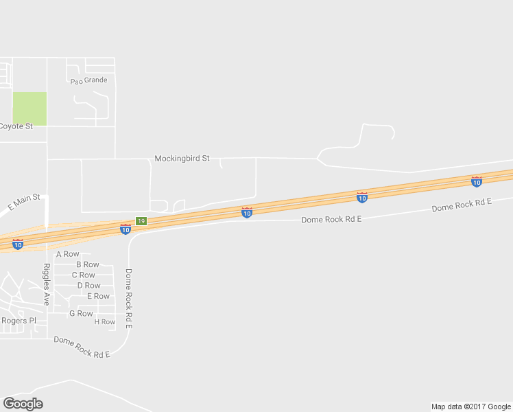 map of restaurants, bars, coffee shops, grocery stores, and more near Interstate 10 in Quartzsite