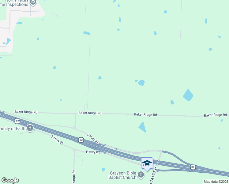 map of restaurants, bars, coffee shops, grocery stores, and more near 887 Baker Ridge Road in Sherman