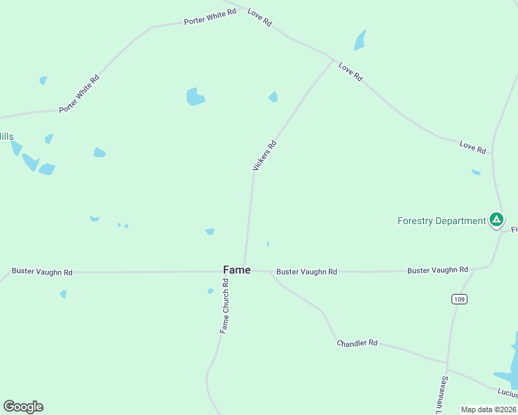 map of restaurants, bars, coffee shops, grocery stores, and more near 241 Vickers Road in Eupora