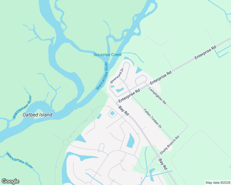 map of restaurants, bars, coffee shops, grocery stores, and more near 612 Riverward Drive in Myrtle Beach