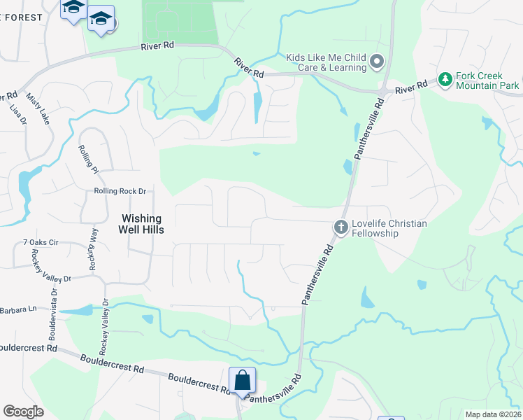 map of restaurants, bars, coffee shops, grocery stores, and more near 2557 Tolliver Drive in Ellenwood