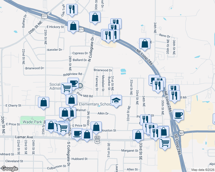 map of restaurants, bars, coffee shops, grocery stores, and more near 715 Bunker Street in Paris