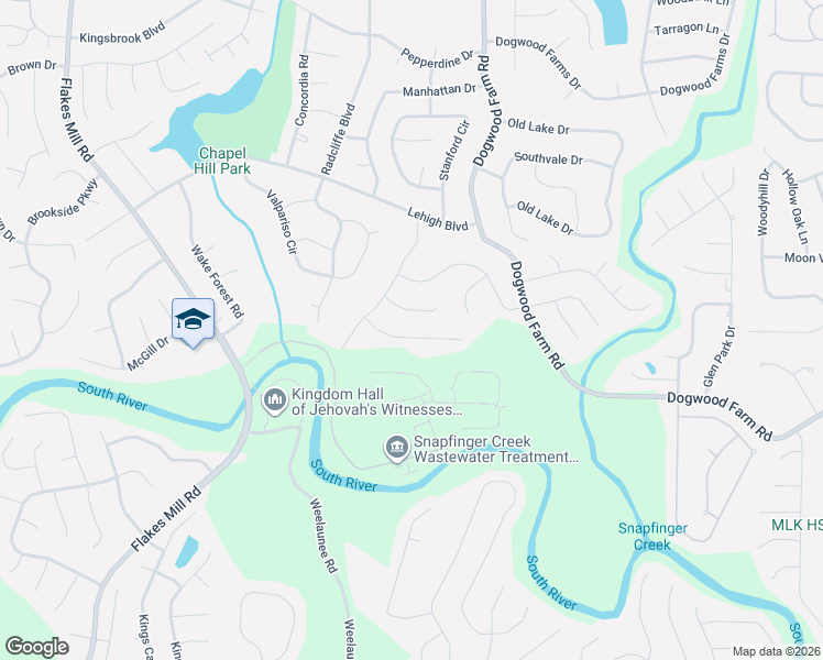 map of restaurants, bars, coffee shops, grocery stores, and more near 4223 Newcomb Road in Decatur