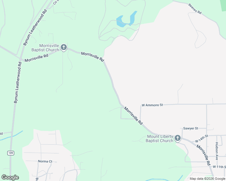 map of restaurants, bars, coffee shops, grocery stores, and more near 1521 Morrisville Road in Anniston