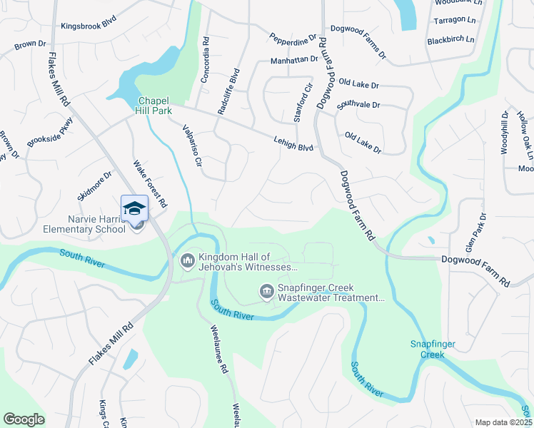 map of restaurants, bars, coffee shops, grocery stores, and more near 4190 Newcomb Road in Decatur