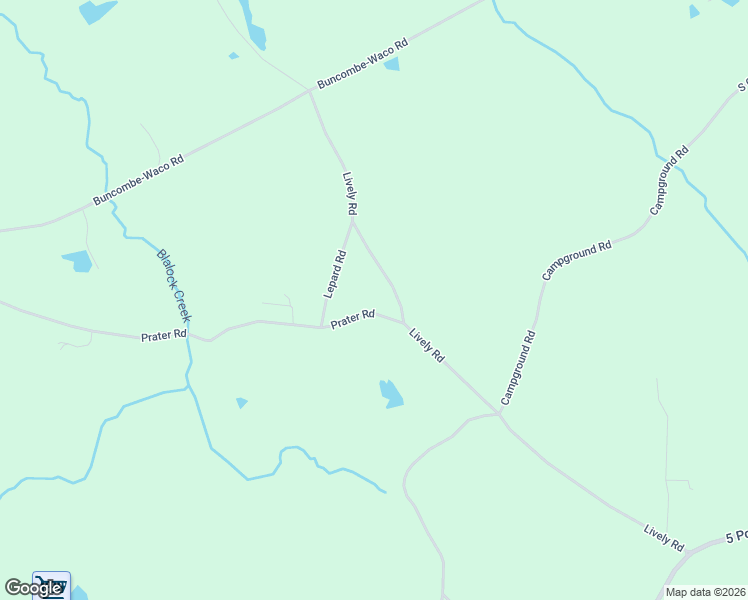 map of restaurants, bars, coffee shops, grocery stores, and more near 624 Prater Road in Waco