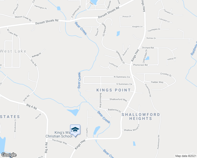 map of restaurants, bars, coffee shops, grocery stores, and more near 5065 Bedwood Way in Douglasville