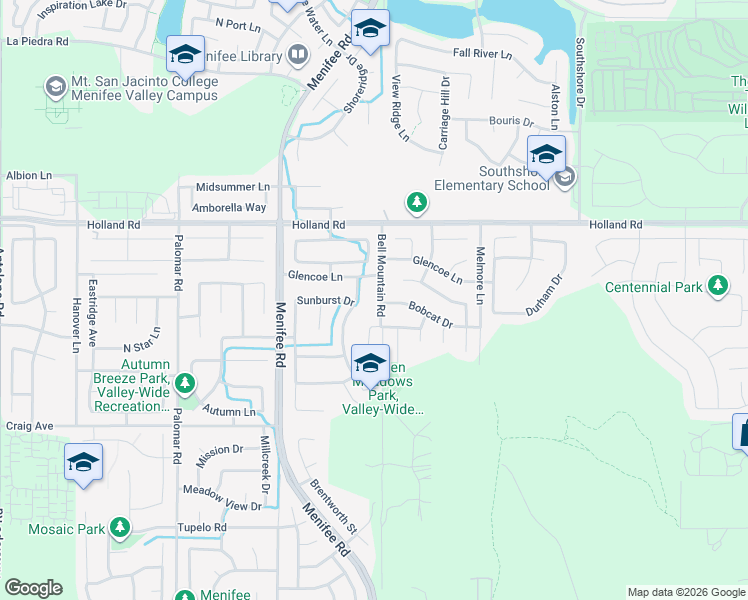 map of restaurants, bars, coffee shops, grocery stores, and more near 31176 Twilight Vista Drive in Menifee