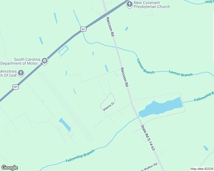 map of restaurants, bars, coffee shops, grocery stores, and more near 1301 McKenzie Road in Manning