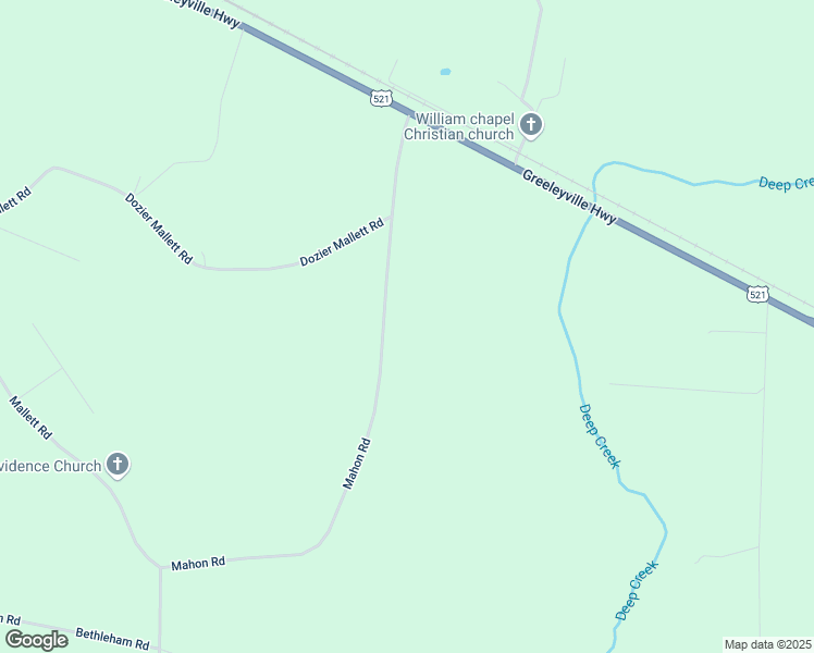 map of restaurants, bars, coffee shops, grocery stores, and more near 1626 Mahon Road in Manning