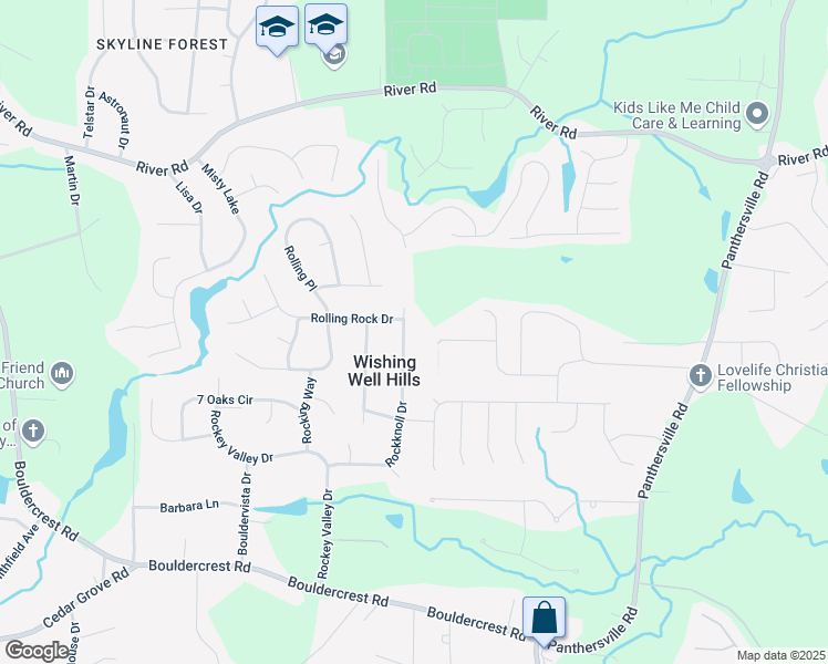 map of restaurants, bars, coffee shops, grocery stores, and more near 2272 Tolliver Place in Ellenwood