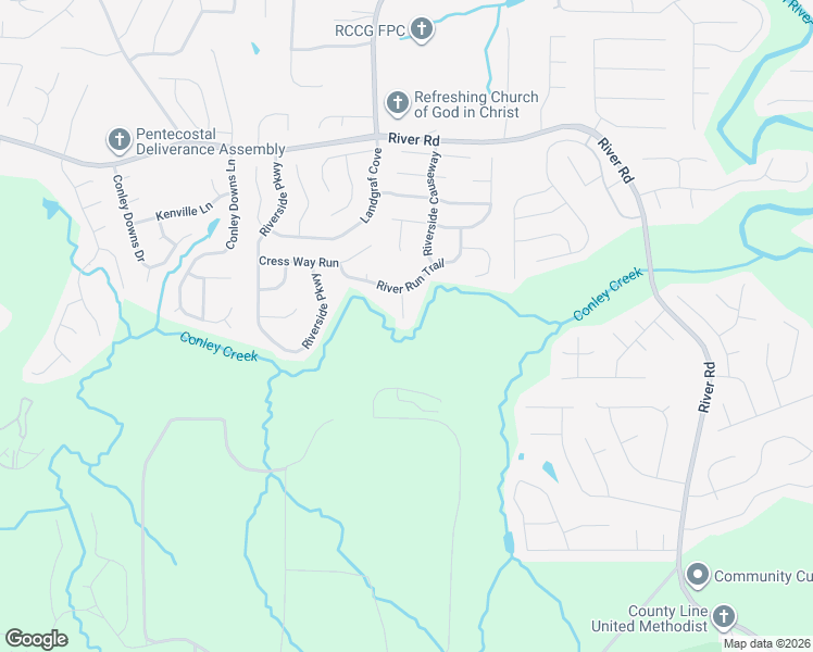 map of restaurants, bars, coffee shops, grocery stores, and more near 4161 Island View Court in Decatur