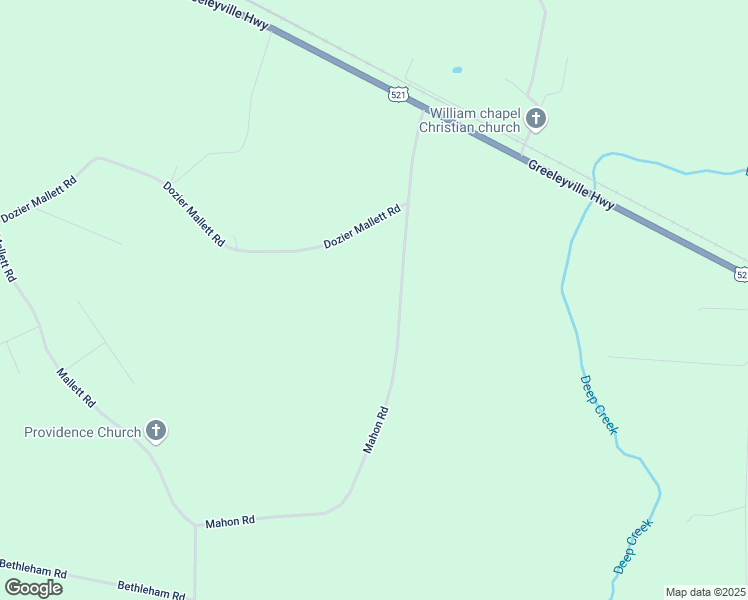 map of restaurants, bars, coffee shops, grocery stores, and more near 1626 Mahon Road in Manning
