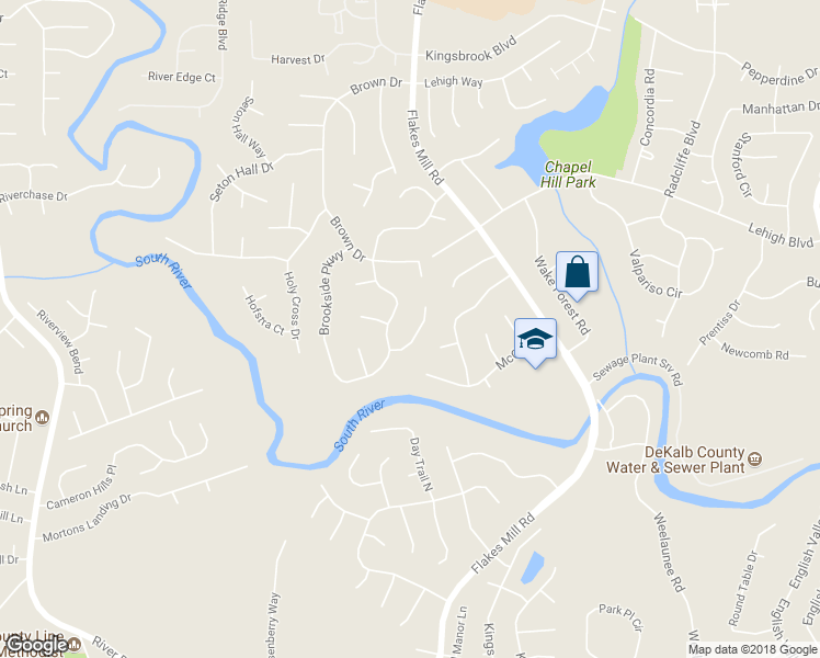 map of restaurants, bars, coffee shops, grocery stores, and more near 3978 Skidmore Court in Decatur