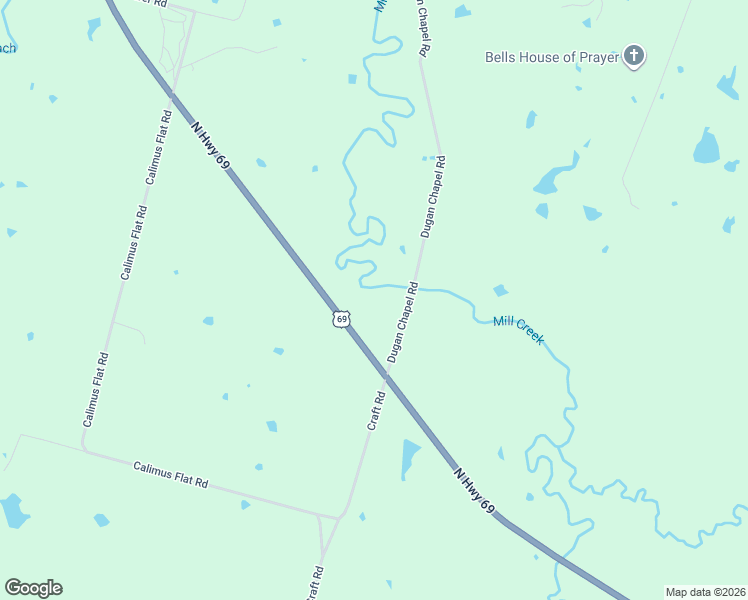 map of restaurants, bars, coffee shops, grocery stores, and more near 2166 Dugan Chapel Road in Bells